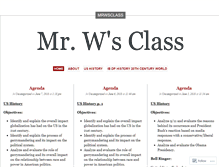 Tablet Screenshot of mrwsclass.org